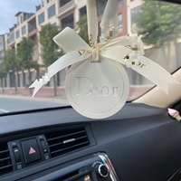 Diffuseur de parfum en pierre pour voiture, motif étoile porte-bonheur, nouveau design, avec logo lettre, pour le commerce international