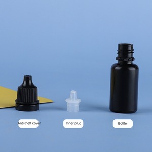 5ml 10ml 15ml 20ml Plastic PE <strong>Soft</strong> Black Squeeze <strong>Container</strong> Small Ink Pigment Medicine Eye Dropper Squeeze Bottles - Product Image 2
