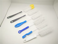 Ensemble de brosses de nettoyage de biberon éponge en plastique économique brosse de nettoyage de biberon brosse de tasse