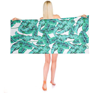 Serviette de plage en microfibre d'été personnalisée à séchage rapide sans sable recyclé avec logo imprimé par sublimation multi-usage pour salle de sport à la piscine - Product Image 3