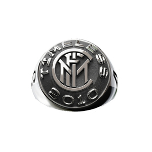 Anneau de championnat de football <span class=keywords><strong>Inter</strong></span> Milan <span class=keywords><strong>2010</strong></span>, anneau de football de club, intemporel - Product Image 1