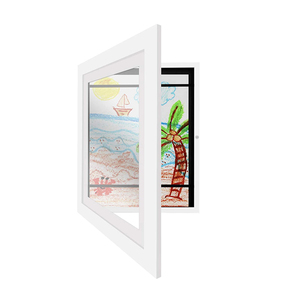 Tùy chỉnh trẻ em nghệ thuật làm việc hiển thị hình ảnh khung cho lưu trữ phía trước mở trẻ em tác phẩm nghệ thuật Khung ảnh có thể thay đổi với nam châm - Product Image 2