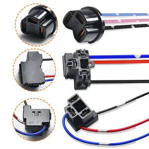 H4 Car Halogen/LED Bulb Socket High Quality Power Adapter Plug Connector Wiring Harness Replace Auto Light Plug Wire Accessories