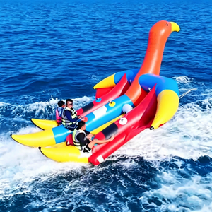 Jouets aquatiques commerciaux gonflables : Tube de ski nautique Manta Ray <span class=keywords><strong>volant</strong></span>, Tube de ski nautique Poisson <span class=keywords><strong>volant</strong></span> gonflable - Product Image 2