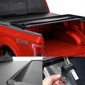 ที่คลุมเตียงรถบรรทุกแบบพับเก็บได้อุปกรณ์เสริมฝาเตียงไวนิลแบบพับสามทบฟังก์ชั่นกันน้ำสำหรับนิสสันนาวารา - Product Image 4