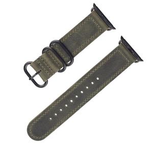 EACHE de lujo Natural de cuero de piel de becerro de <span class=keywords><strong>Apple</strong></span> <span class=keywords><strong>Watch</strong></span> <span class=keywords><strong>Correa</strong></span> 38mm 42mm - Product Image 2