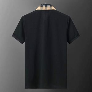 Polo de Diseño Deportivo y Transpirable Burberry de Manga Corta, Ajustado, Casual, Elegante y Elástico, 100% Algodón, con Cuello para Hombre 2 - Product Image 2