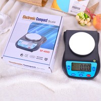 Balance de laboratoire compacte multifonctionnelle SF-400D, précision, pèse en grammes, carats, onces, livres pour la science avec adaptateur
