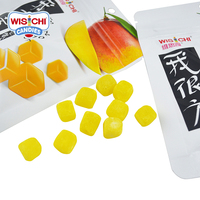 Gratis Monster Mango Smaak Cube Gummy Candy Halal Zure Fruitige Jelly Gummy Snoep In Zak