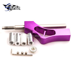 Extension <span class=keywords><strong>de</strong></span> <span class=keywords><strong>pommeau</strong></span> <span class=keywords><strong>de</strong></span> <span class=keywords><strong>vitesse</strong></span> réglable pour voiture, personnalisée, en aluminium violet, pour boîte <span class=keywords><strong>de</strong></span> vitesses K Tuned - Product Image 1