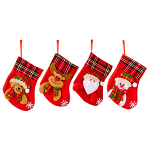 <b>Hot</b> Selling Xmas Ornaments Christmas <b>Socks</b> Christmas Gift Bags Snowman Party Gifts Bag Christmas Stocking - Product Image 1