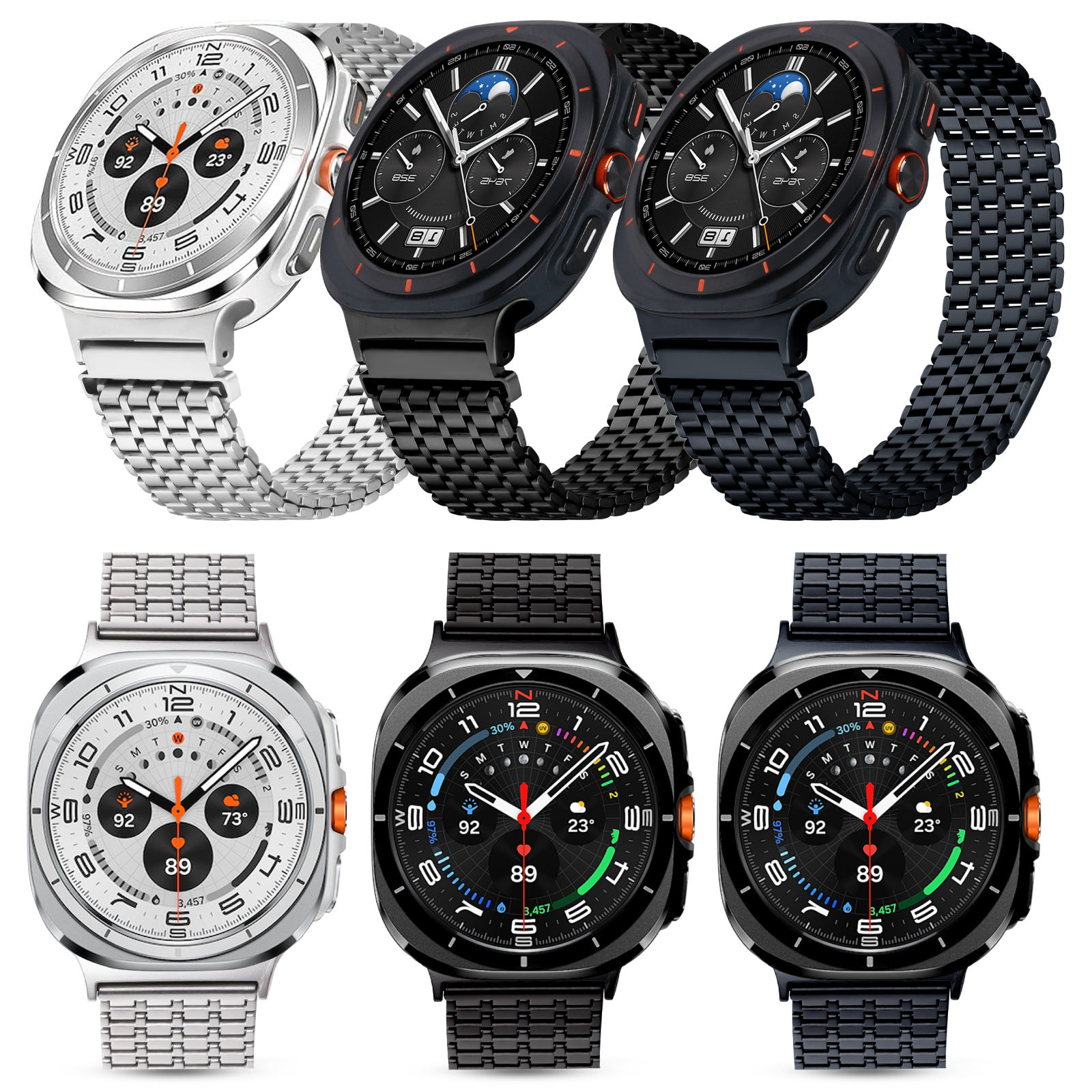 Couleur Starlight [aspiration magnétique à boucle de neuf perles]