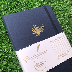 Персонализированные блокноты A5 <span class=keywords><strong>B5</strong></span> в горошек, плотные бумажные блокноты, журнал с золотым, серебряным логотипом, кожаная обвязка, ткань, лен, ежедневник - Product Image 3