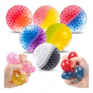 Wholesale 2025 New Design <b>Squishy</b> Baseball Toy for Kids Stress Relief Anti Anxiety <b>Squishy</b> Ball with Spikes - Product Image 1