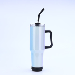 40oz thép không gỉ Bluetooth Loa du lịch cốc Cà Phê Đôi tường bột tráng Loa hàng đầu Tumblers với nắp và rơm - Product Image 5