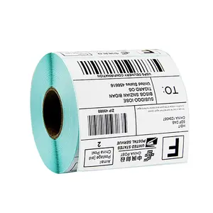 Индивидуальная печатная круглая наклейка для продукта, бумажная упаковочная этикетка, термоэтикетка, Джамбо-рулонная транспортная этикетка