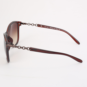 Gafas de Sol Modernas para Mujer, Montura de Plástico, Accesorios Metálicos, Protección UV400, para Exteriores, Logotipo Personalizado, Color Opcional - Product Image 3