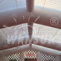 Tente de mariage gonflable ignifuge en PVC WINSUN - Imperméable, installation facile, taille personnalisable, certifiée CE, double couche, sans plomb