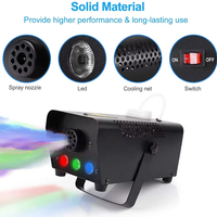 Machine à Fumée LED Mini Professionnelle 500W R/V/B pour Scène, Fête, Bar, Mariage