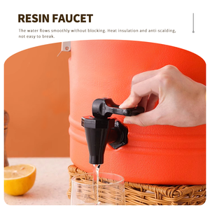 DEWEIS 5L 10L récipient alimentaire en acier inoxydable isolation forte soupe chaude conservation de la fraîcheur pour une utilisation extérieure de la cantine - Product Image 5