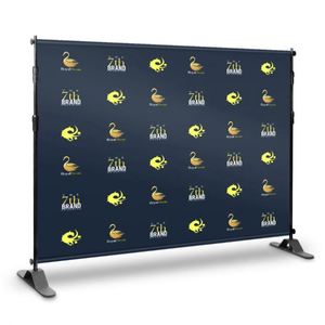 Custom Backdrop 8ft 10ft 20ft Customized Size Trade Show <b>Banner</b> Tension Fabric Display Booth Tension Fabric Birthday Party Deco - Product Image 3