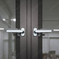 Alliage d'aluminium 48X60 36X72 36X72 Fenêtres à battant à double vitrage coupe-vent insonorisées en acier inoxydable pour usage domestique