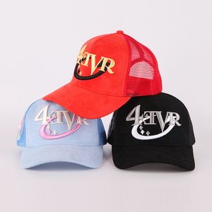 Wholesale Custom Your Own logo <strong>Mens</strong> Mesh Gorras Sport Cap Custom 5 Panel Suede Baseball <strong>Trucker</strong> <strong>Hat</strong> - Product Image 3