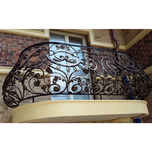 Garde-corps de balcon moderne classique en fer forgé et métal de conception <span class=keywords><strong>antirouille</strong></span> - Product Image 5