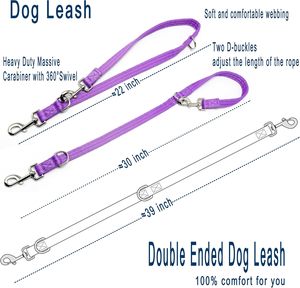 Guinzaglio per Cani di Alta Qualità in Cotone Resistente, Personalizzabile, Regolabile, con Stampa su Entrambi i Lati, per Addestramento e Passeggiate di Cani Grandi/Medi - Product Image 6