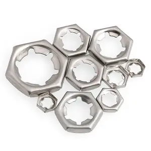 High Quality DIN7967 Hexagon Fstening Self-locking Counter Nuts specialized bike parts