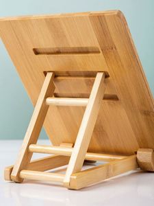 Soporte de Escritorio Ecológico y Creativo de Bambú para Teléfono Móvil y Phablet, Ideal para Oficina, Cocina y Carritos - Product Image 2