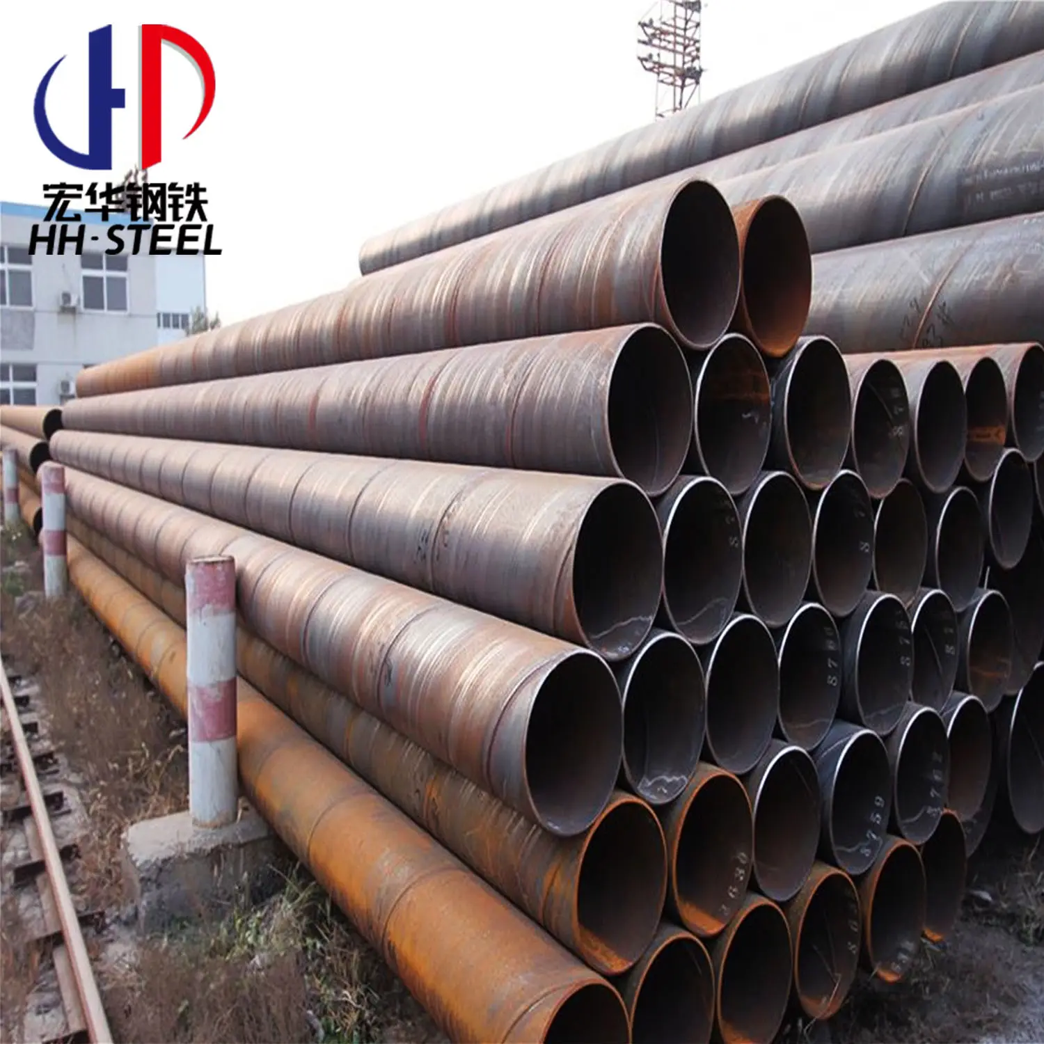 High Quality Hot Rolled ERW Carbon Steel Pipes 6m round Structure Pipe Q345 Grade with Straight Seamless Welding