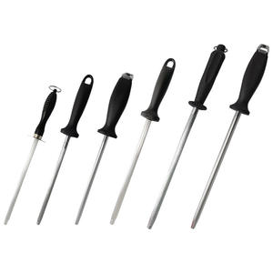 Aiguiseur de couteaux en acier au carbone professionnel tige d'affûtage en diamant poignée en PP pour une utilisation de cuisine à domicile - Product Image 1