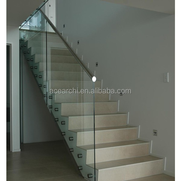 Ace Standoff Glass Railing Balcony Stair Deck Railing Balustrades & Handrails · image 3