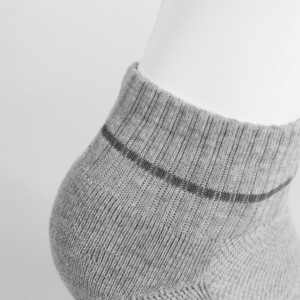 Chaussettes de running FOX blanches respirantes en tricot pour adultes, fines, motif lettres, impression jacquard, idéales pour l'été - Product Image 6