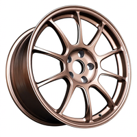 Jantes forgées sur mesure multi-rayons bronze 17 18 19 20 21 22 pouces 5x120 5x114.3 5x112 5x130 pour Mustang Corvette Porsche