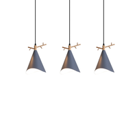 Lampe de chevet, luminaire suspendu, style nordique, bois de cerf, chambre à coucher, bureau, luminaire suspendu simple et moderne, restaurant, bar, comptoir