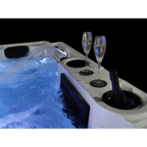 Moderna Bañera de Hidromasaje Acrílica para Exteriores de 110V con 1 Desagüe, Masaje Sueco Balboa, para 7 Personas, Ideal para Hoteles y Villas - Product Image 5
