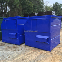 Conteneur de gestion des déchets avec crochet bras de levage Roll-On Roll-Off Dumpster Skip Bin