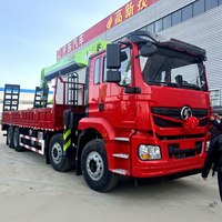 Promotion : Camion de levage à flèche télescopique Howo 10 tonnes, grue montée directement, moteur, boîte de vitesses, pompe, hauteur de levage 20m, Euro