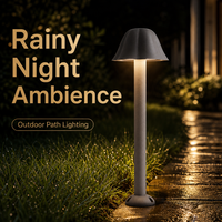 Lampadaire LED moderne en forme de champignon, anti-éblouissement, en aluminium, pour jardin, pelouse, villa, éclairage de chemin