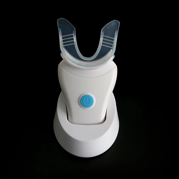 Vibrador de alinhados transparente para tratamento ortodôntico, aparelho vibratório acessível para ajudar a endireitar os dentes e corrigir problemas de mordida