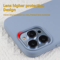 Funda de Silicona Líquida Suave a Prueba de Golpes con Logotipo Personalizado 2026 para iPhone 17 16 15 14 13 12 11 Pro Max