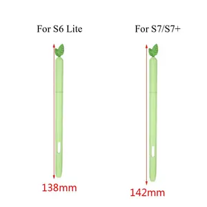सैमसंग गैलेक्सी टैब एस 6 लाइट एस 7/एस 7 प्लस पेन सुरक्षात्मक आस्तीन त्वचा कवर पेंसिल पेन केस
