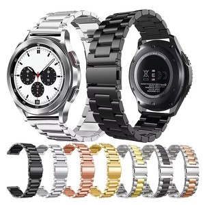 Correa de Reloj Inteligente de Acero Inoxidable de Lujo Eraysun para Samsung para Huawei 20 22mm Brazalete de Metal Ajustable - Product Image 1