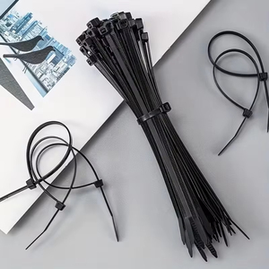 สายรัดเคเบิลไนลอนพลาสติกแบบล็อคอัตโนมัติ สีดำ ขนาด 2.5*150 มม. สำหรับรัดสายเคเบิล - Product Image 6
