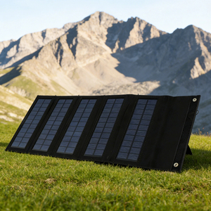 Alecter <b>Solar</b> All-in-One Portable <b>Charger</b> Bag 50W 20% Efficiency Camouflage Foldable Panel Ready-to-Use Power Solution Outdoor - Product Image 4