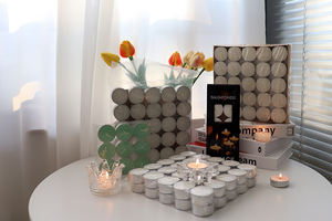 <span class=keywords><strong>Tealight</strong></span> bianco 100pack 4 ore 6hrs 8hrs tè candele per il commercio all'ingrosso velas teelichter <span class=keywords><strong>tealight</strong></span> candela - Product Image 4