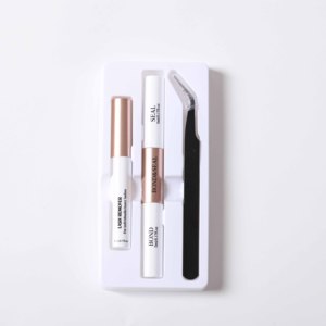 Kit de cils en grappe DIY en gros, extensions de cils réutilisables effet œil de chat naturel et vaporeux avec colle et fixateur, logo personnalisé - Product Image 4