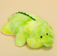 Oreiller animal en peluche douce Jouet animal personnalisé à particules pondérées Jouet animal drôle en peluche renard chien dinosaure raton laveur